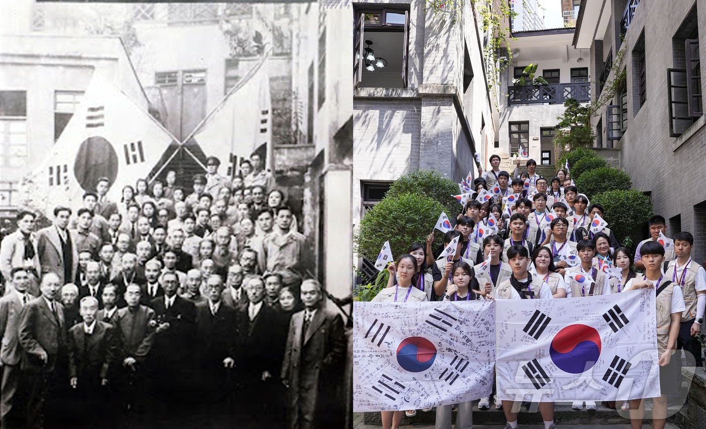 경북교육청이 11일 광복 80주년을 기념해 ‘기억을 넘어 미래로! 빛을 모아 세계로!’를 슬로건으로 내건 ‘나라사랑교육 프로젝트’를 운영한다.(경북교육청 제공. 재판매 및 DB 금지)  ⓒ News1 김대벽기자