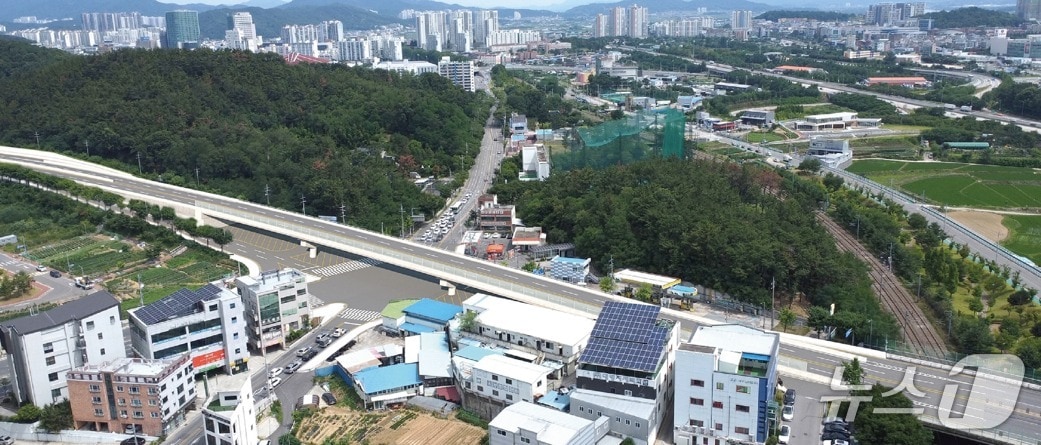 구미시 사곡동 입체 교차로 조감도/뉴스1