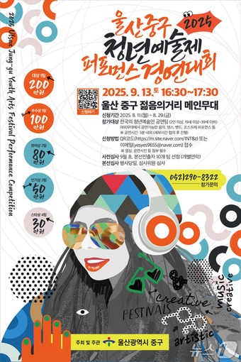 ‘청년 문화 예술로 소통하다!’ 2025 울산 중구 청년예술제.(울산중구청제공.재판매 및 DB 금지)