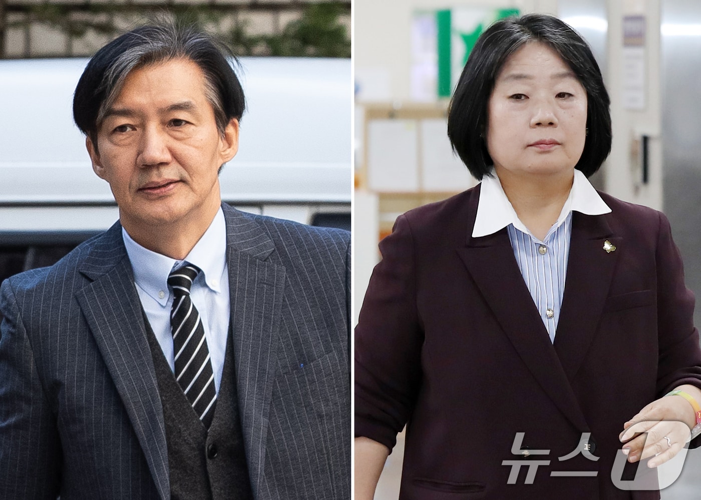 이재명 정부 출범 후 처음으로 단행되는 광복절 특별사면·복권 대상자에 조국 전 조국혁신당 대표와 윤미향 전 더불어민주당 의원 등이 포함됐다. 11일 정부에 따르면 이재명 대통령은 이날 오후 용산 대통령실에서 열린 임시 국무회의에서 조 전 대표 등이 포함된 83만 6687명 광복절 특별사면안을 재가했다. 사진은 서울고등법원에 출석하는 조국 전 대표&#40;왼쪽&#41;과 윤미향 의원. &#40;뉴스1DB. 재판매 및 DB 금지&#41; 2025.8.11/뉴스1 ⓒ News1 황기선 기자