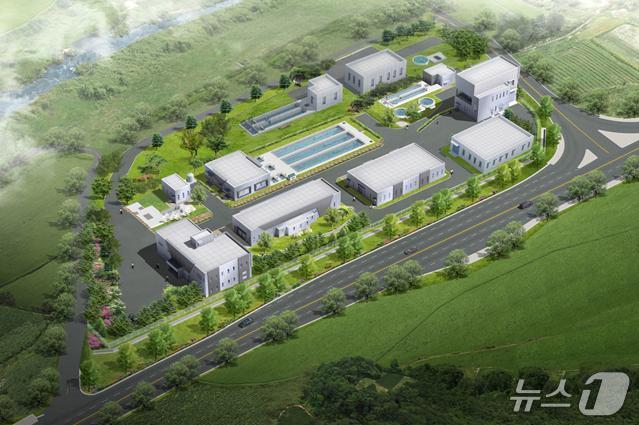 대구 군위정수장 증설이 마무리돼 오는 15일 준공한다. 이미지는 조감도.(대구시 제공. 재판매 및 DB 금지)/뉴스1