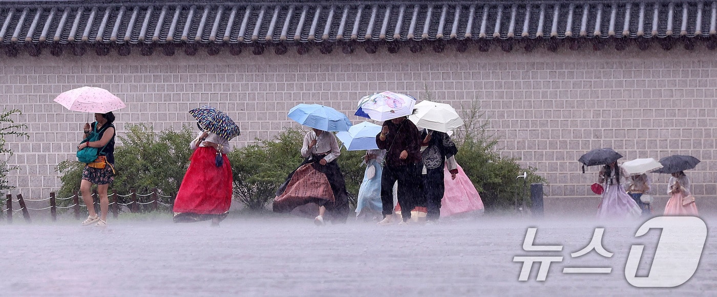 14일 충남에 내려졌던 호우특보가 모두 해제됐다. /뉴스1 ⓒ News1 박지혜 기자
