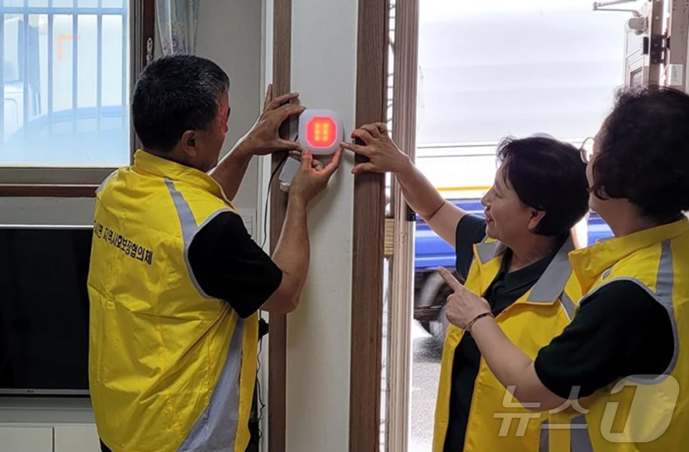 무선 초인등 설치.(나주시 제공, 재배포 및 DB 금지) /뉴스1