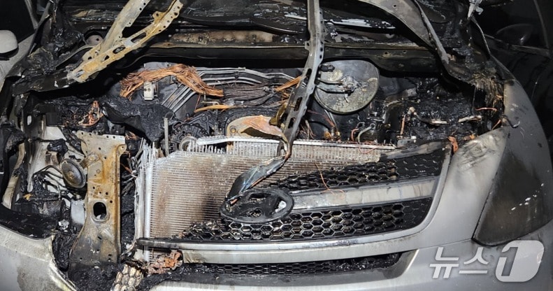 사고 차량. (경기도소방재난본부 제공. 재판매 및 DB 금지) 2025.8.18/뉴스1