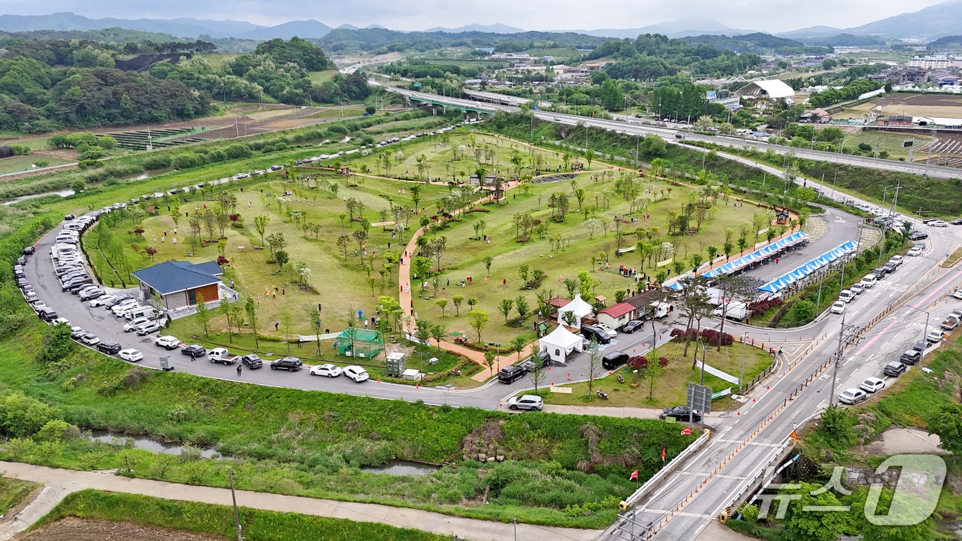 전북 임실군 오수면에 소재한 파크골프장이 (사)대한파크골프협회 공인 인증을 받기 위해 막바지 준비에 한창이다.(임실군제공. 재판매 및 DB금지)2025.8.19/뉴스1