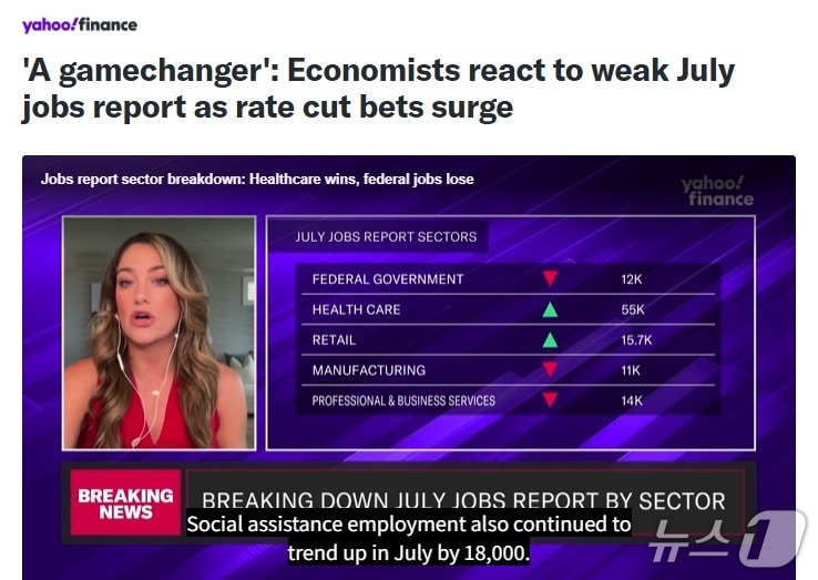 해당 기사 - 야후 파이낸스 갈무리