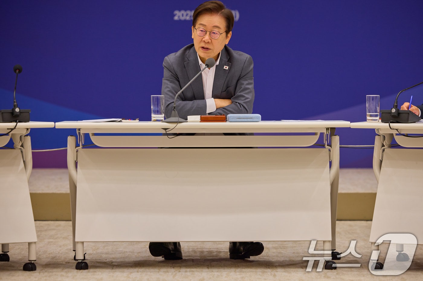 이재명 대통령이 지난 1일 서울 용산 대통령실 청사에서 열린 전국 시·도지사 간담회에서 발언을 하고 있다. (이재명 대통령 SNS. 재판매 및 DB금지) 2025.8.2/뉴스1 ⓒ News1 이재명 기자