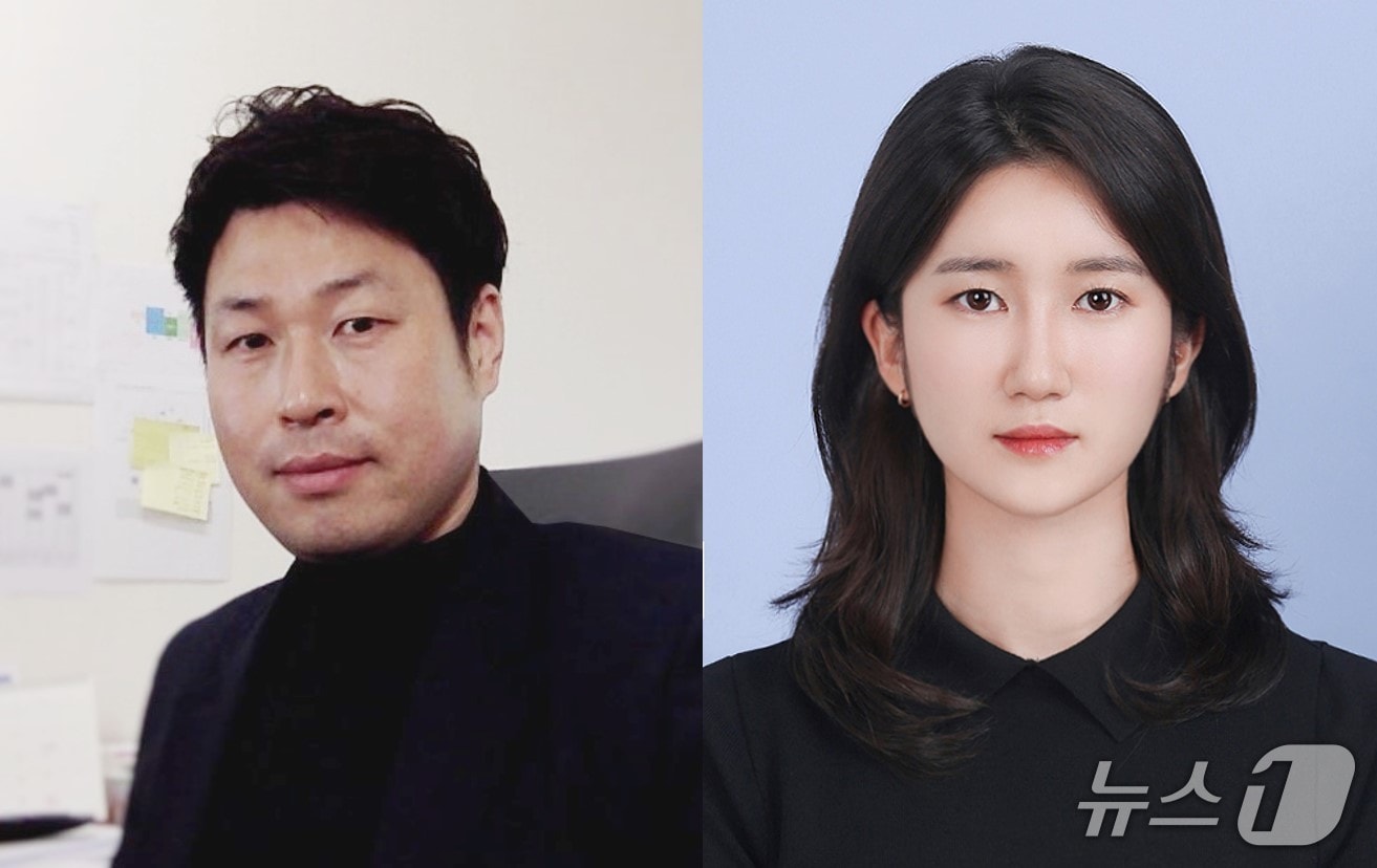 UNIST 장성연 교수(왼쪽)과 백정예 연구원.