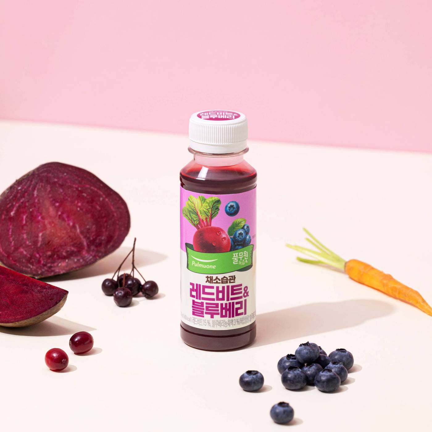 &#39;채소습관 레드비트&블루베리&#39;&#40;풀무원녹즙 제공&#41;