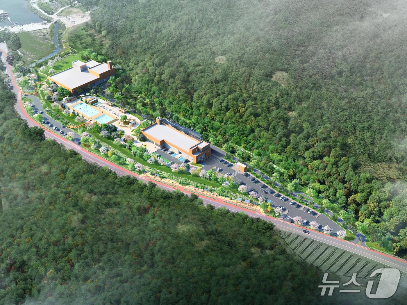 강원 춘천시, 하수처리장 조감도.(춘천시 제공, 재판매 및 DB금지)