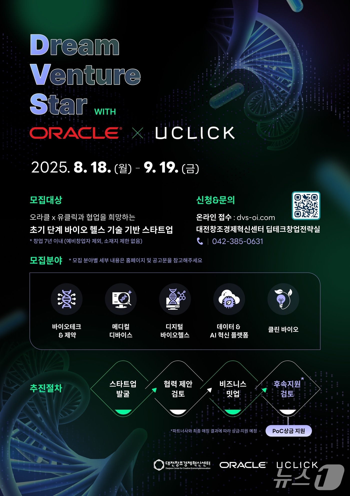 드림벤처스타 모집 안내 포스터(대전혁신센터 제공) /뉴스1