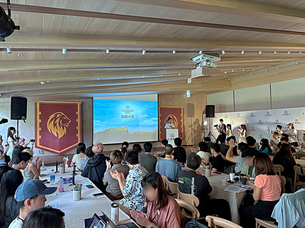 카카오게임즈가 20일(현지시간) 대만 타이베이에서 신작 '가디스오더' 시연회를 열었다.(카카오게임즈 제공. 재판매 및 DB금지)2025.8.21/뉴스1