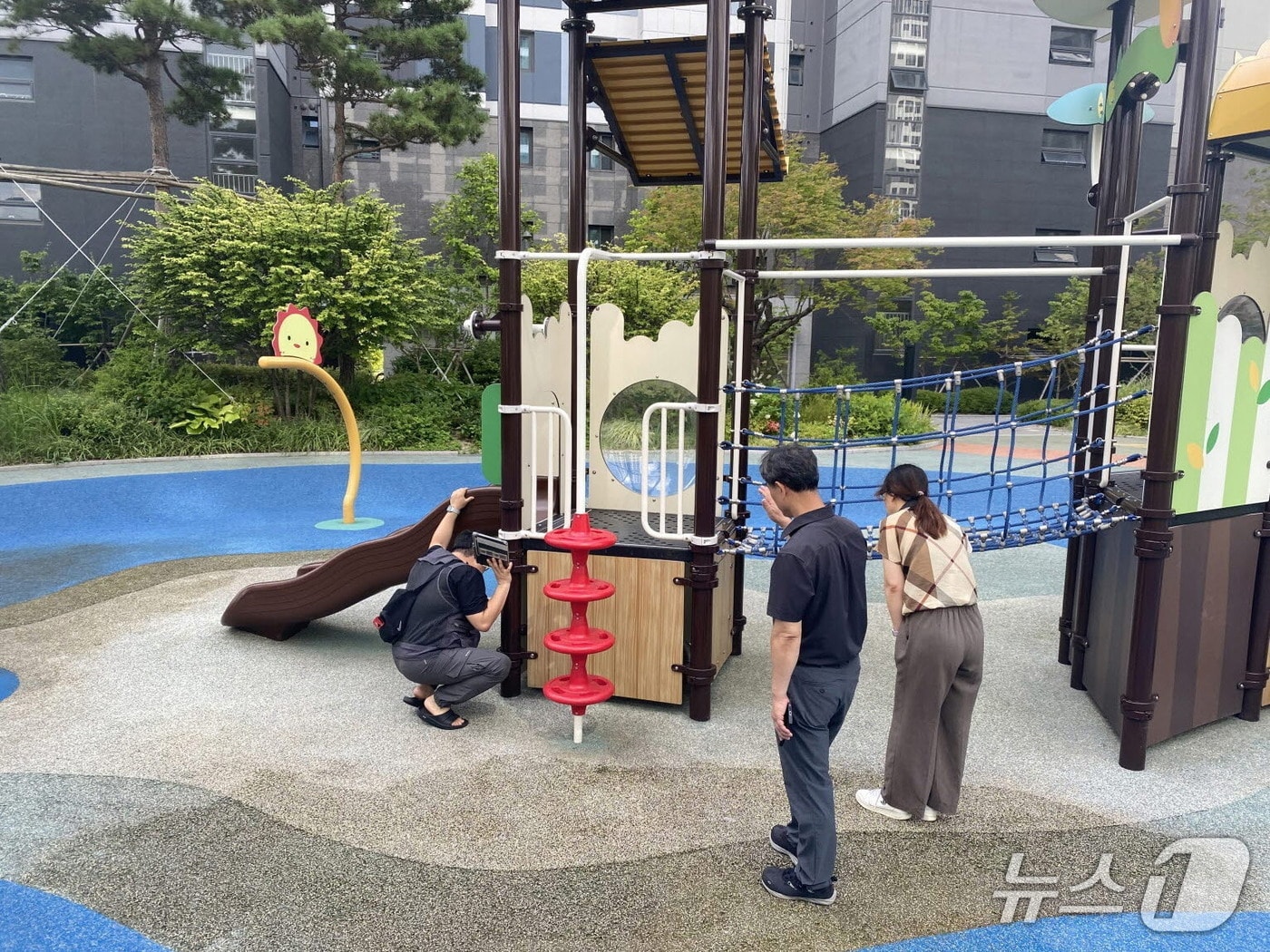 물놀이형 놀이시설.(과천시 제공)