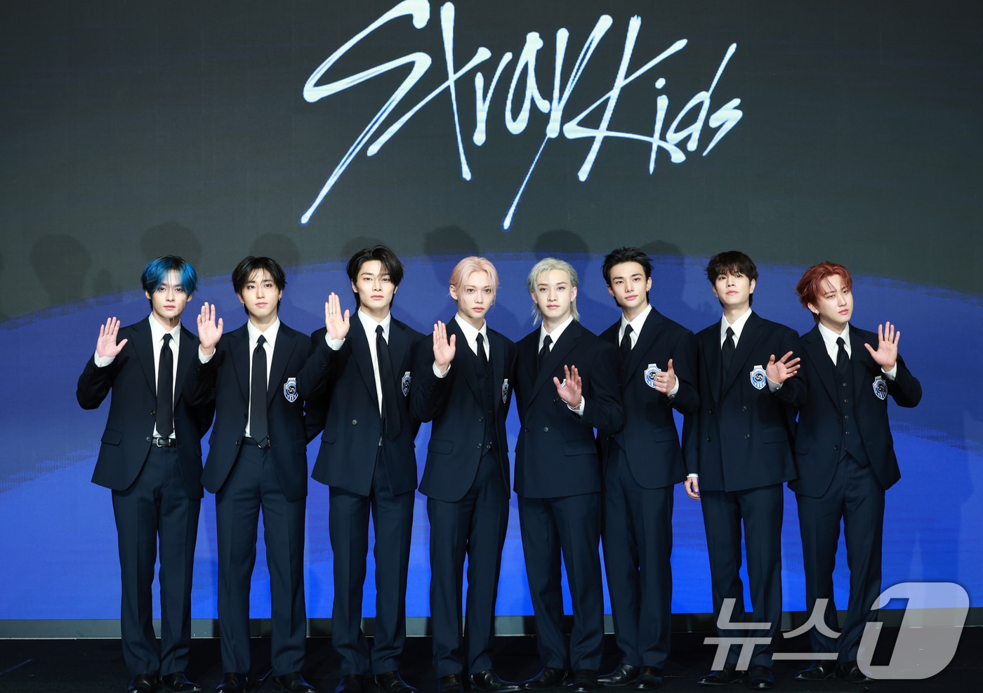 스트레이 키즈(Stray Kids) 리노(왼쪽부터)와 한, 아이엔, 필릭스, 방찬, 현진, 승민, 창빈 2025.8.22 ⓒ 뉴스1 권현진 기자