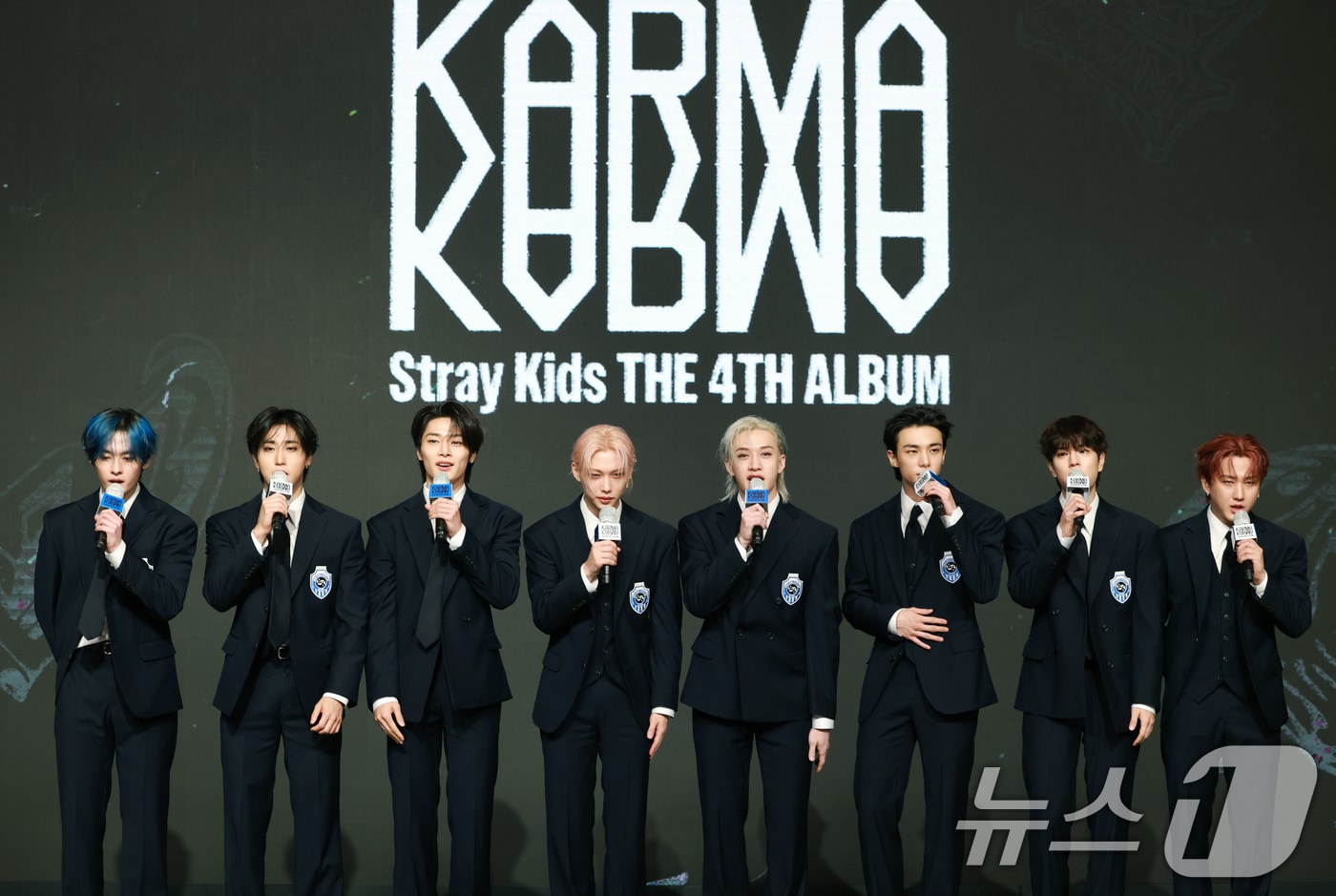 스트레이 키즈(Stray Kids) 리노(왼쪽부터)와 한, 아이엔, 필릭스, 방찬, 현진, 승민, 창빈 2025.8.22/뉴스1 ⓒ News1 권현진 기자