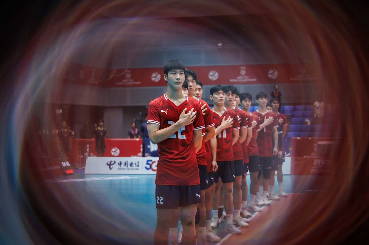 한국 남자배구 대표팀(FIVB 제공)