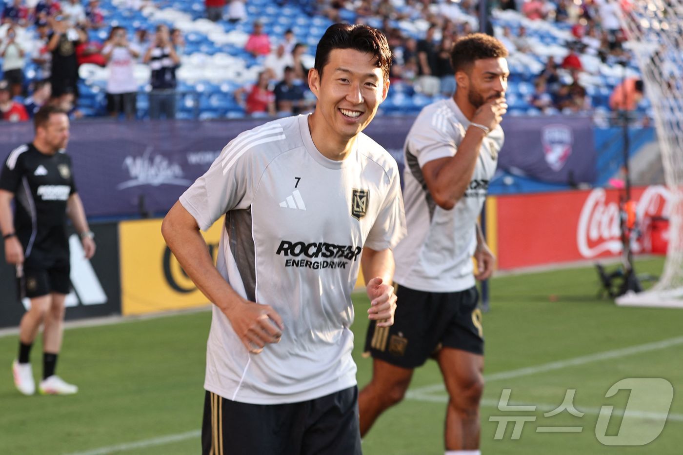 MLS 데뷔골을 터뜨린 손흥민. ⓒ AFP=뉴스1