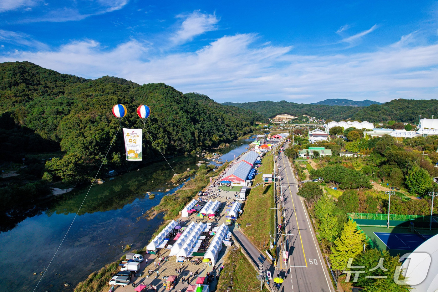 횡성한우축제장./뉴스1