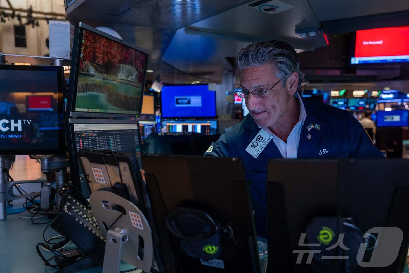 미증시 트레이더. ⓒ AFP=뉴스1