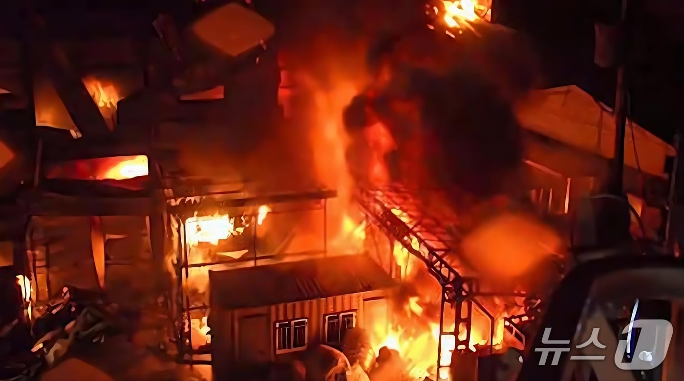 화재 현장. (경기도소방재난본부 제공. 재판매 및 DB 금지) 2025.8.26/뉴스1