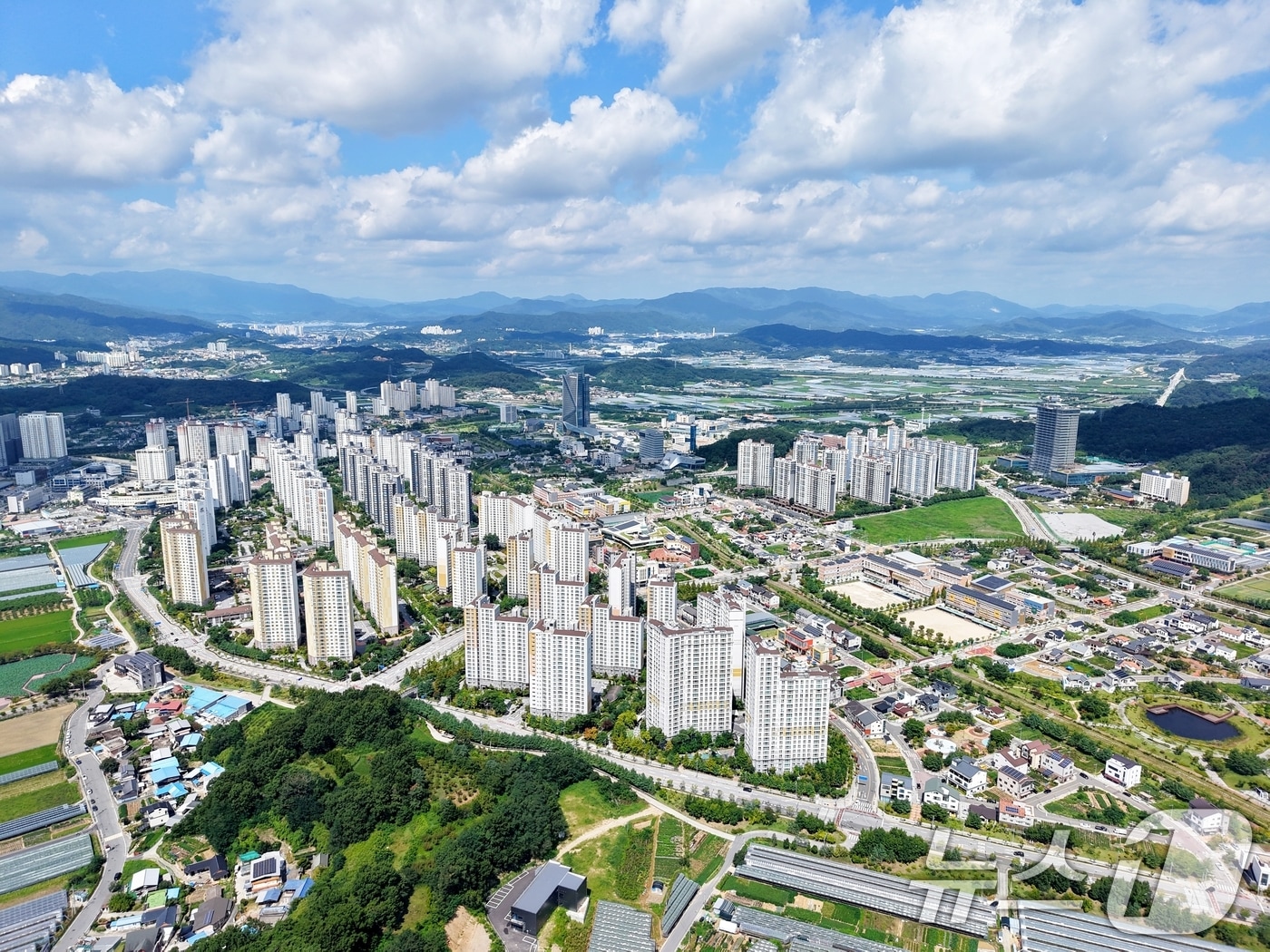 김천혁신도시 전경(김천시 제공)/뉴스1 ⓒ News1 정우용 기자