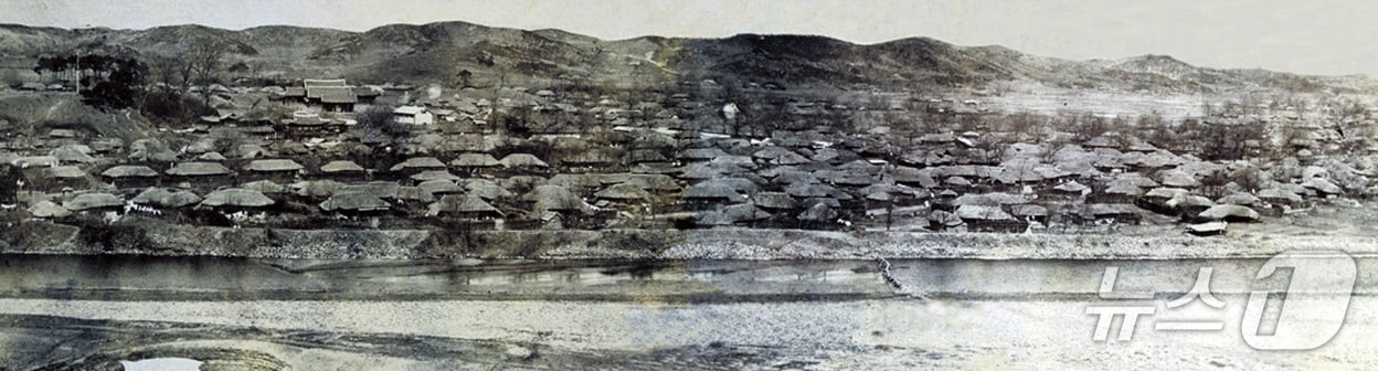 1930년대 강릉시 전경.(강릉시 제공, 재판매 및 DB 금지) 2025.8.26/뉴스1