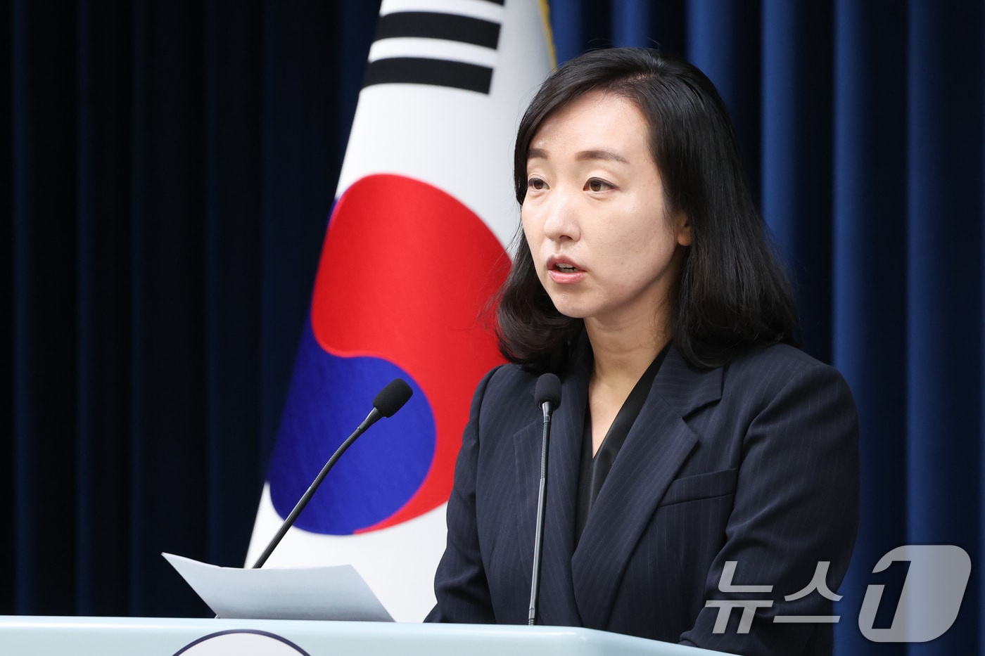 전은수 대통령실 부대변인. 2025.8.26/뉴스1 ⓒ News1 허경 기자