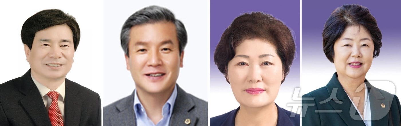 경북도의회는 26일 열린 제357회 임시회에서 농촌 정주여건 개선, 과채류 농업 육성, 지진 방재, 자율주행차 시범운행지구 운영 등 도민 생활과 직결된 조례안을 잇달아 발의했다.(왼쪽 부터 신효광,정영길,남영숙,황명강 의원) ⓒ News1 김대벽기자