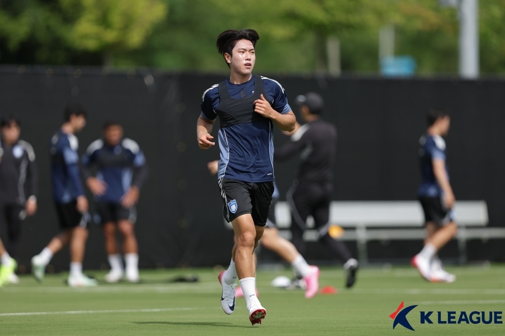 U20 대표팀에 대체 발탁된 백인우. (한국프로축구연맹 제공)