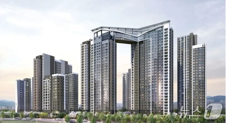 '국평 24억' 디에이치 아델스타, 1순위 청약 52대 1…8315명 몰려 - 뉴스1