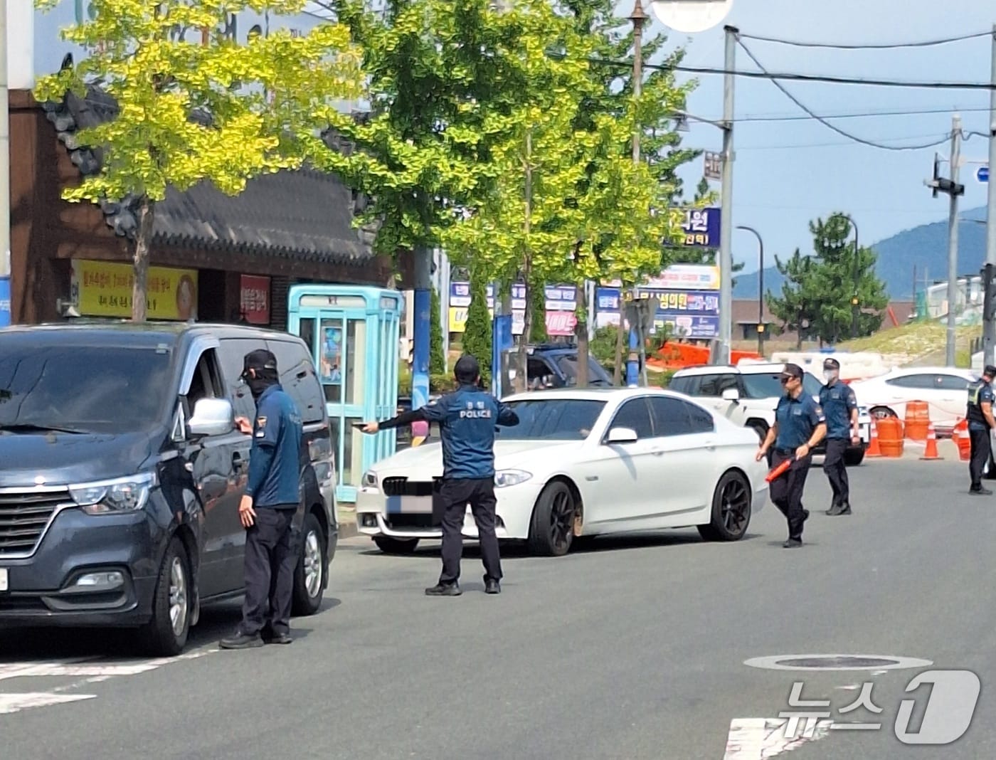 경남경찰청 기동순찰대 순찰활동 모습. 기사내용과 무관함(경남경찰청 제공. 재판매 및 DB금지)