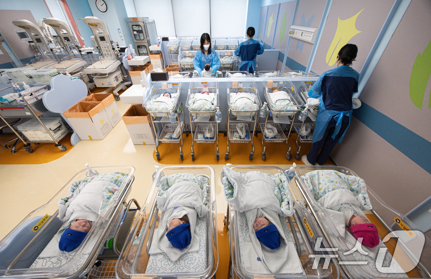신생아실의 모습. 뉴스1 ⓒ News1 자료 사진