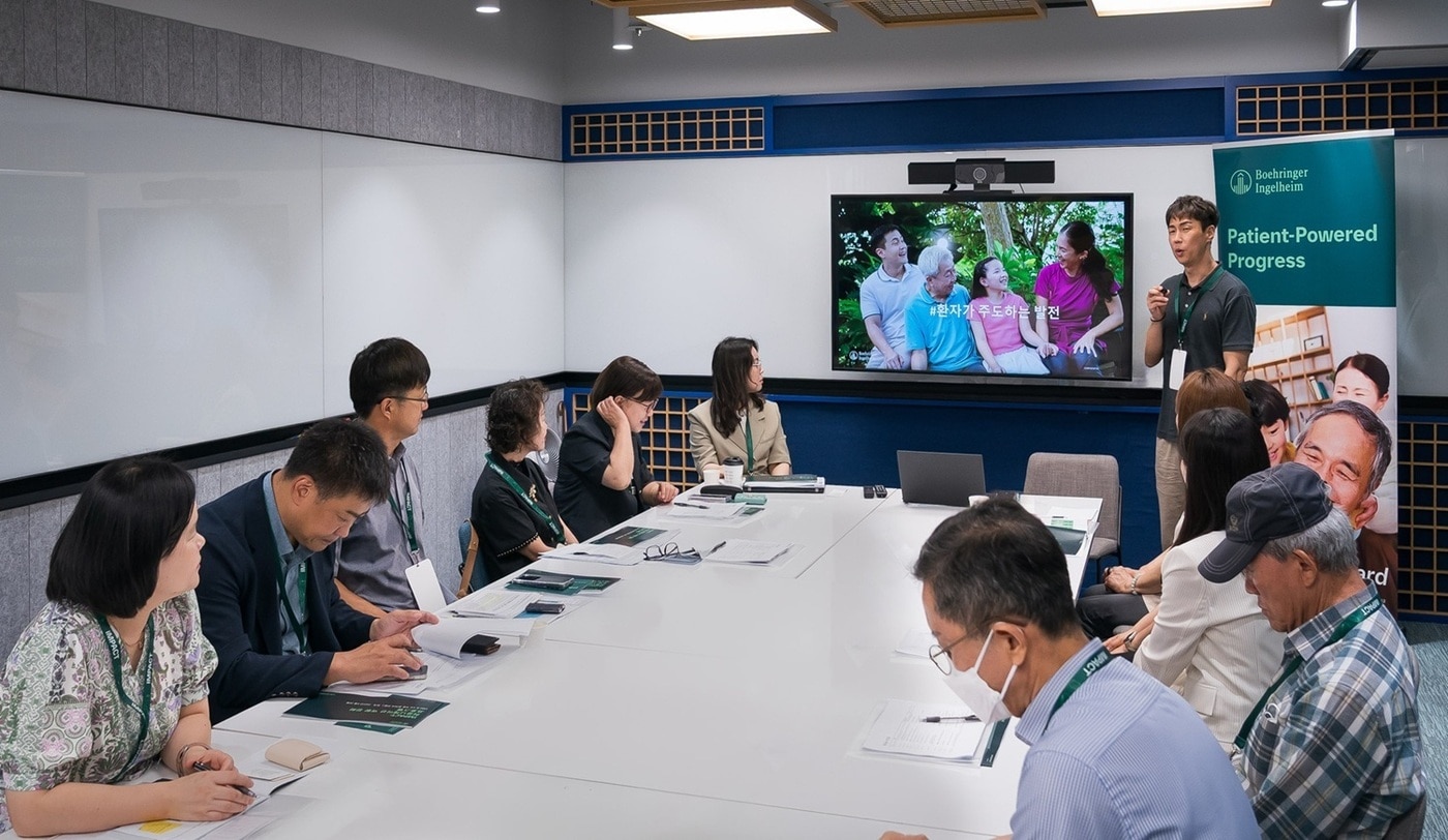 지난 26일 한국베링거인겔하임이 &#39;폐섬유증 인식의 달&#39;을 맞아 간질성 폐질환 환자들을 대상으로 커뮤니케이션 역량 강화를 위한 IMPACT 워크숍을 진행했다. &#40;한국베링거인겔하임 제공&#41;
