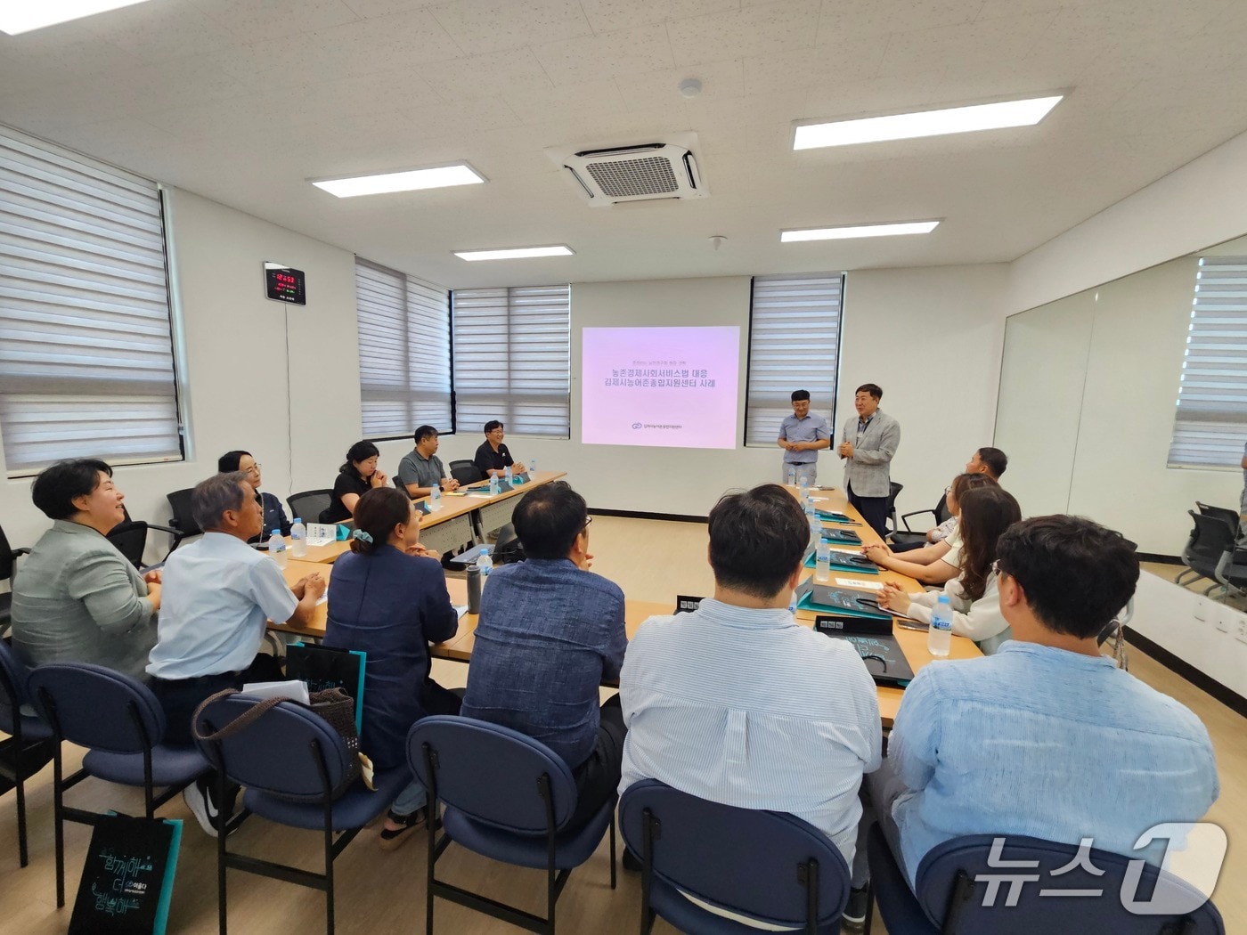 김제시의 농촌 경제·사회서비스를 배우기 위해 전국 지자체의 벤치마킹이 이어지고 있다.(김제시 제공. 재판매 및 DB금지)