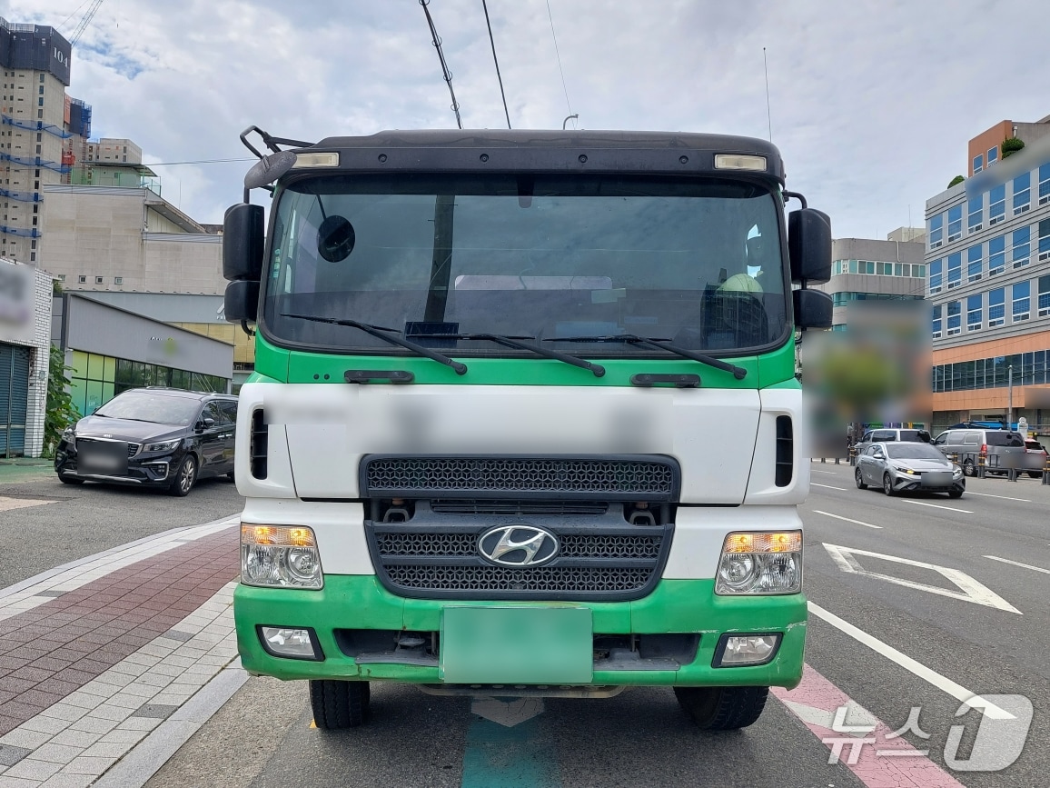 사고 차량 (부산경찰청 제공. 재판매 및 DB금지)