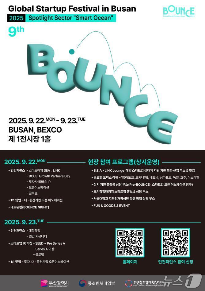 '바운스 2025' 홍보 포스터.(부산시 제공. 재판매 및 DB금지)