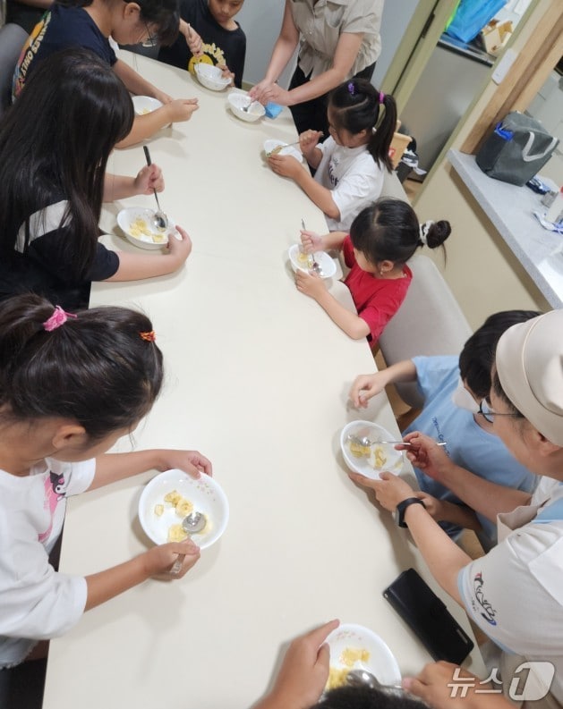 지역 아동센터 건강증진 프로그램.(양산시 제공. 재판매 및 DB금지)