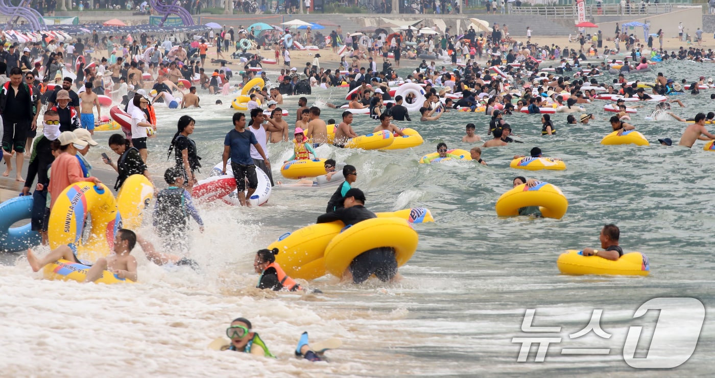 해운대 해수욕장. <자료사진> 2025.8.3/뉴스1 ⓒ News1 윤일지 기자
