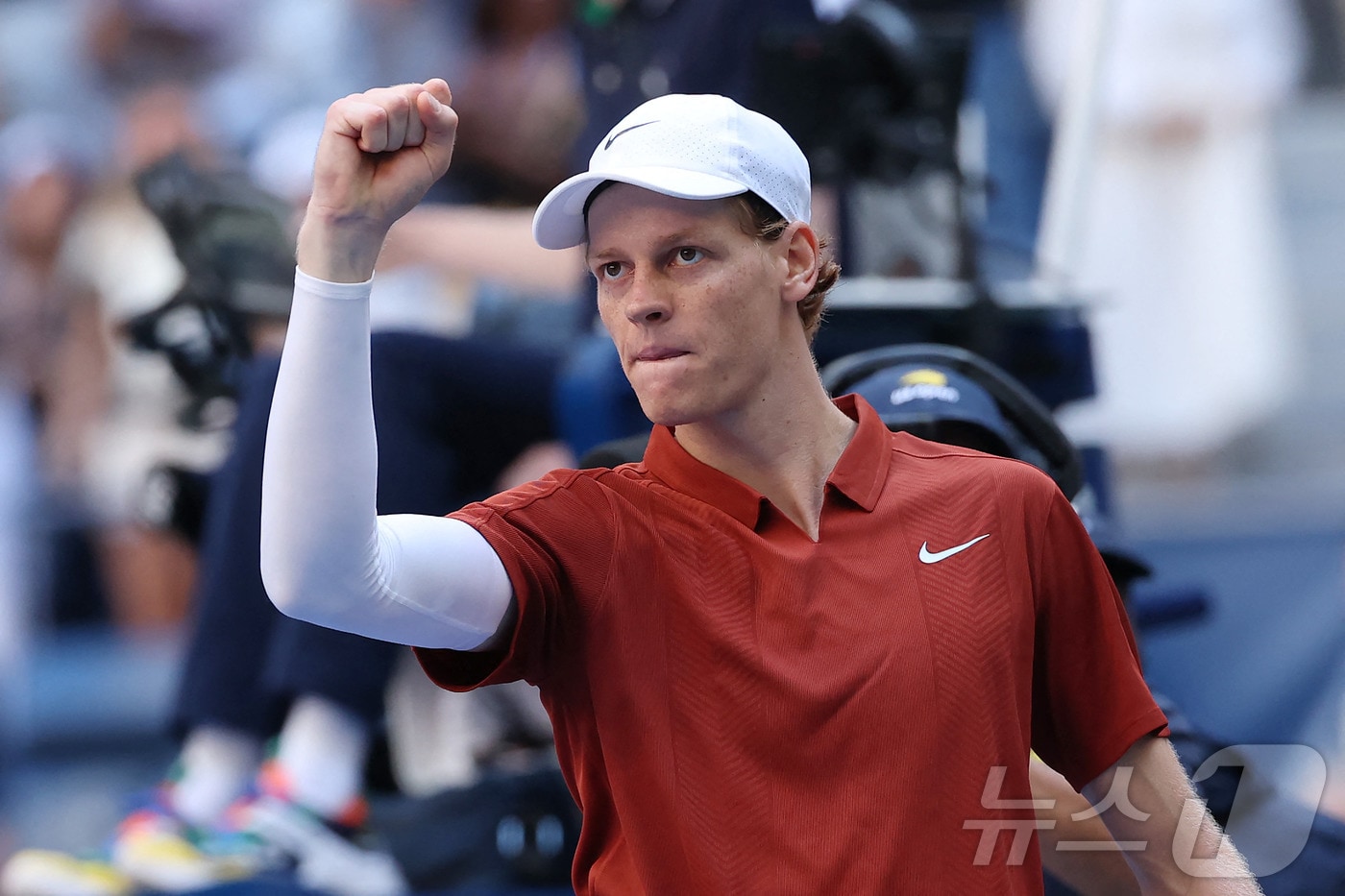 US오픈에서 포효하는 시비옹테크