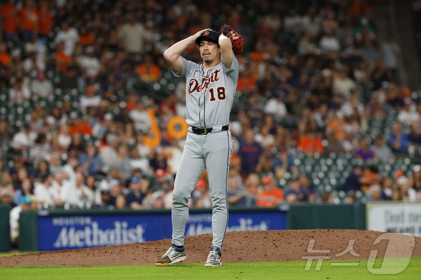 디트로이트 타이거스 시절 마에다 겐타. ⓒ AFP=뉴스1