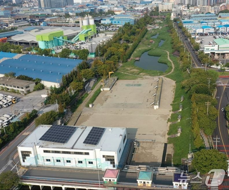 장림 유수지 전경. (부산 사하구 제공. 재판매 및 DB 금지)