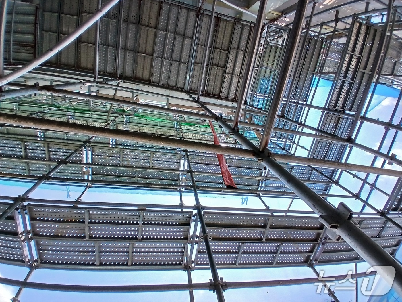 완주 추락사고 현장.(전북소방본부 제공. 재판매 및 DB금지)