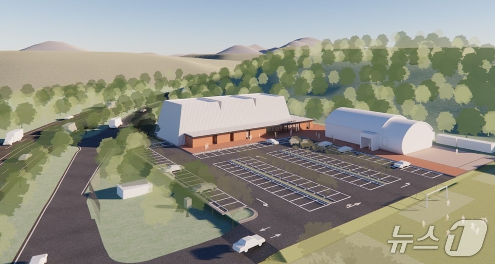 파주 문산 실내배드민턴장 조감도. (파주시 제공, 재판매 및 DB금지)