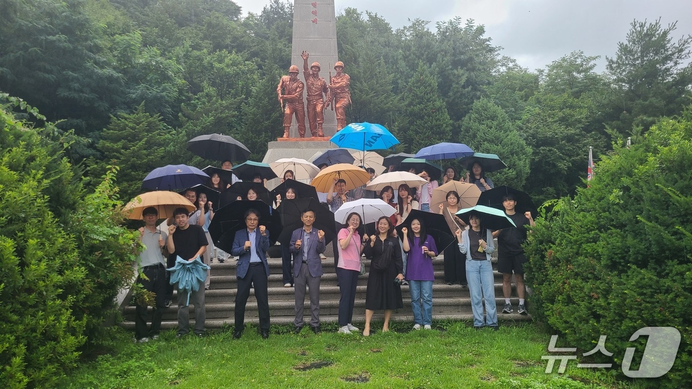 강원특별자치도교육청. 안보 현장 체험.(도교육청 제공, 재판매 및 DB금지)