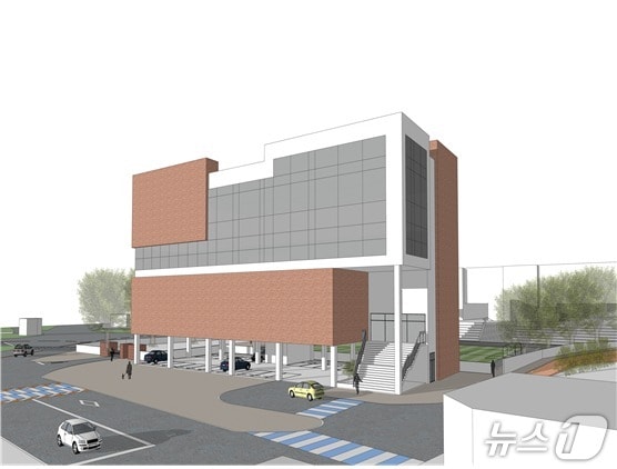 강원 영월초, 학교복합시설 2차 공모사업 조감도.(강원도교육청 제공, 재판매 및 DB금지)