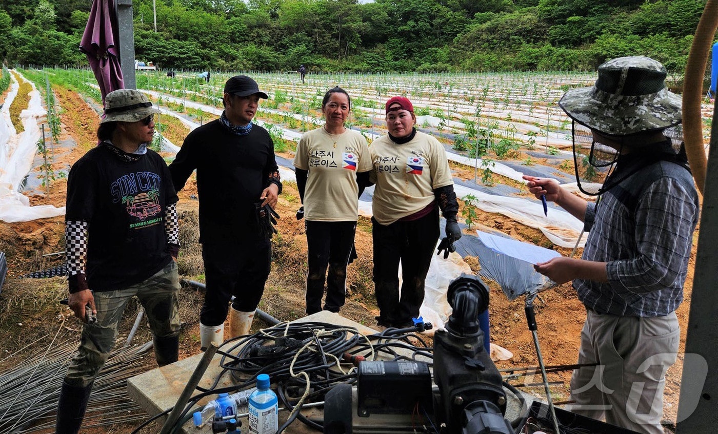 나주시, 외국인 계절근로자 인권 실태 집중 점검.&#40;나주시 제공, 재배포 및 DB 금지&#41; /뉴스1