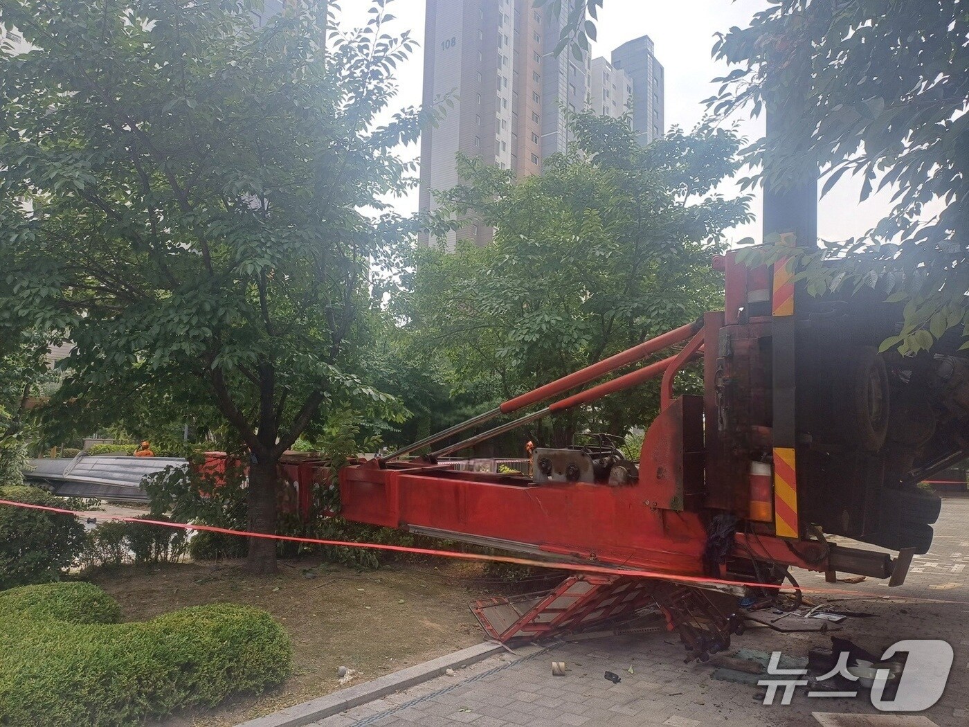 사고 현장. (경기도소방재난본부 제공. 재판매 및 DB 금지) 2025.8.8/뉴스1