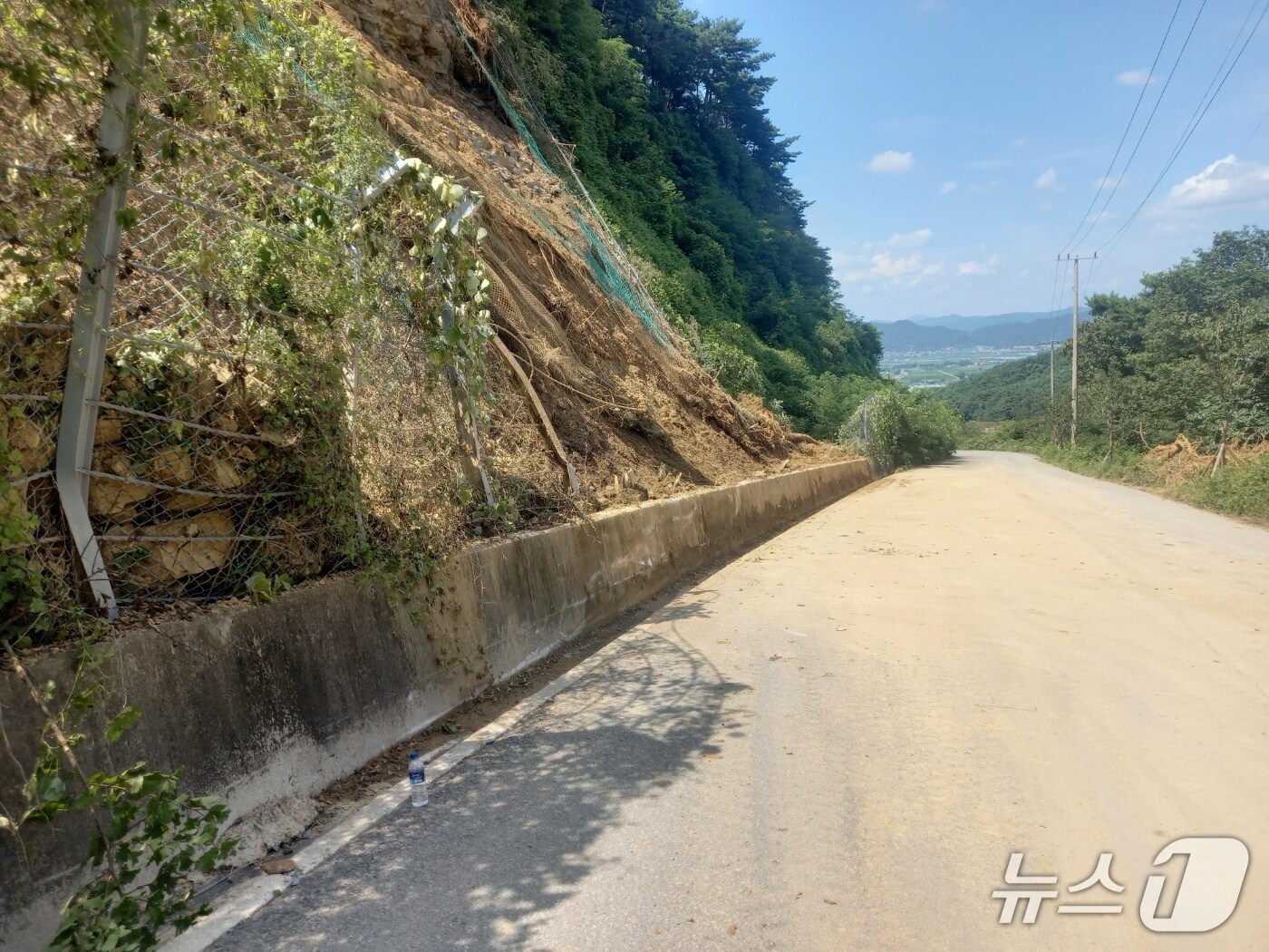 합천군 초계면 농어촌도로 응급복구 현장 (합천군 제공. 재판매 및 DB금지).