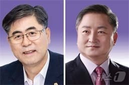 경북도의회가 장애인 일자리 확대와 임업 경쟁력 강화를 위한 조례 개정에 나섰다. 개정 조례안을 발의한 도기욱 의원(왼쪽)과 이동업 의원(경북도의회 제공, 재판매 및 DB 금지)/뉴스1