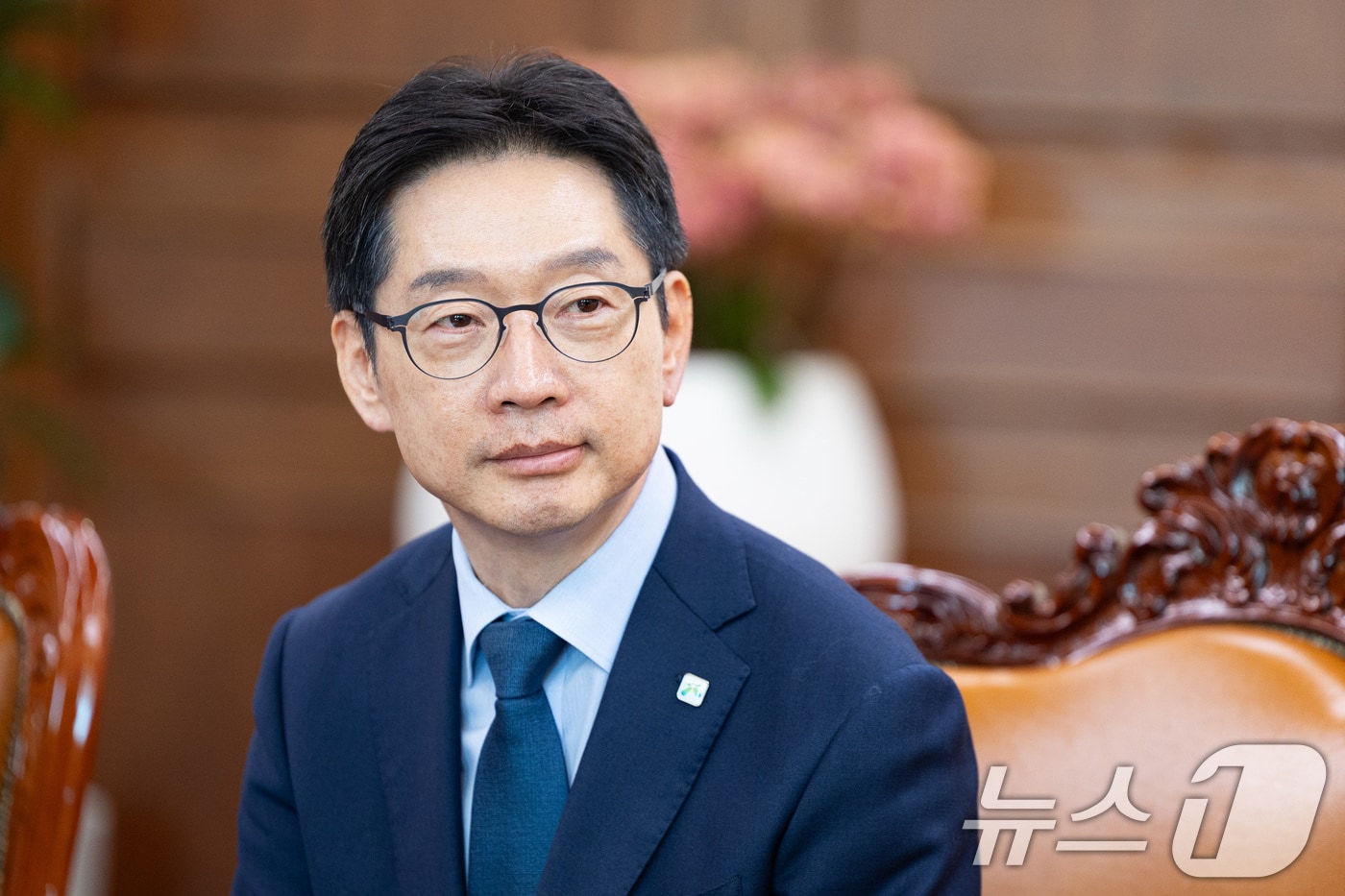 김경수 지방시대위원회 위원장이 지난 9월 10일 서울 여의도 국회에서 우원식 국회의장을 예방한 모습. 2025.9.10/뉴스1 ⓒ News1 유승관 기자